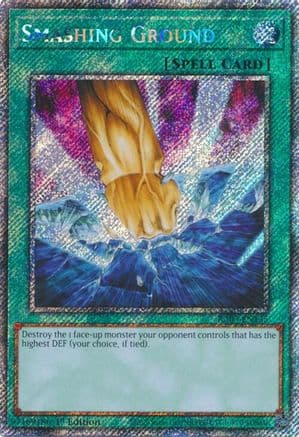 Smashing Ground (Platinum Secret Rare) — Quarter Century Bonanza