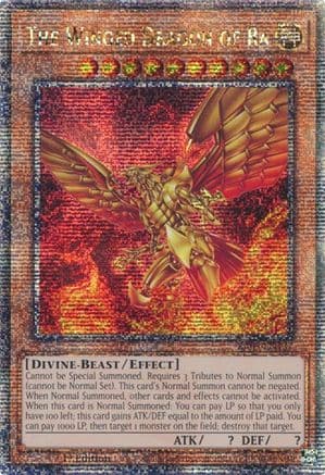 The Winged Dragon of Ra (Quarter Century Secret Rare) — Quarter Century Bonanza