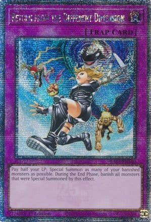 Return from the Different Dimension (Quarter Century Secret Rare) — Quarter Century Bonanza