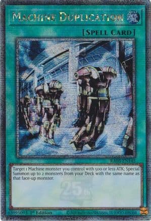 Machine Duplication (Quarter Century Secret Rare) — Quarter Century Bonanza