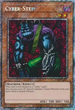 Cyber-Stein (Platinum Secret Rare) — Quarter Century Bonanza