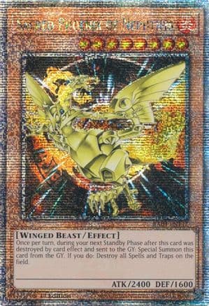 Sacred Phoenix of Nephthys (Quarter Century Secret Rare) — Quarter Century Bonanza