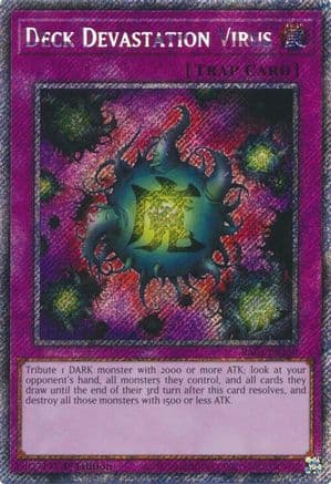Deck Devastation Virus (Platinum Secret Rare) — Quarter Century Bonanza
