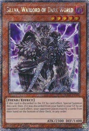Sillva, Warlord of Dark World (Platinum Secret Rare) — Quarter Century Bonanza