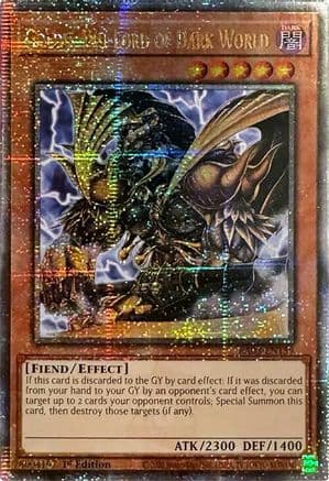Goldd, Wu-Lord of Dark World (Quarter Century Secret Rare) — Quarter Century Bonanza