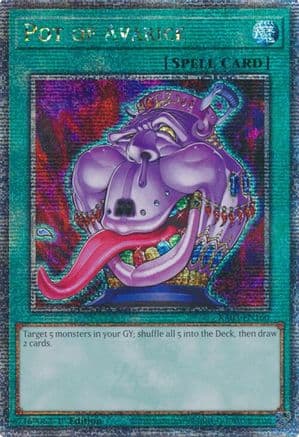 Pot of Avarice (Quarter Century Secret Rare) — Quarter Century Bonanza