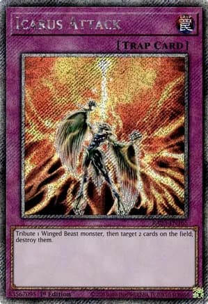 Icarus Attack (Platinum Secret Rare) — Quarter Century Bonanza