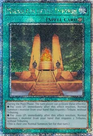 Mausoleum of the Emperor (Quarter Century Secret Rare) — Quarter Century Bonanza