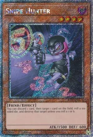 Snipe Hunter (Platinum Secret Rare) — Quarter Century Bonanza