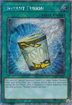 Instant Fusion (Platinum Secret Rare) — Quarter Century Bonanza