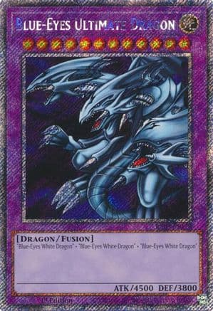 Blue-Eyes Ultimate Dragon (Platinum Secret Rare) — Quarter Century Bonanza