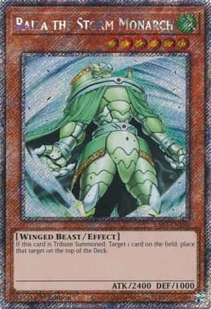 Raiza the Storm Monarch (Platinum Secret Rare) — Quarter Century Bonanza