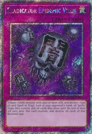 Eradicator Epidemic Virus (Platinum Secret Rare) — Quarter Century Bonanza