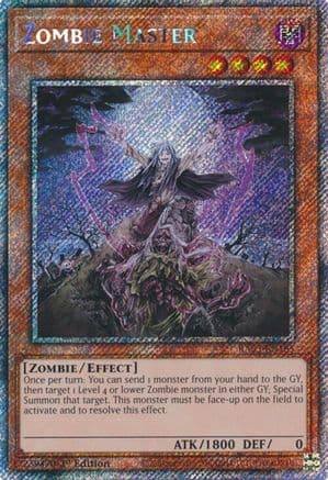 Zombie Master (Platinum Secret Rare) — Quarter Century Bonanza