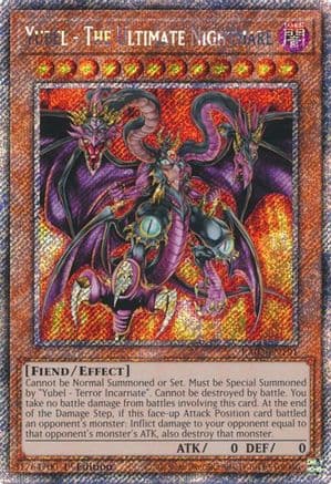 Yubel - The Ultimate Nightmare (Platinum Secret Rare) — Quarter Century Bonanza