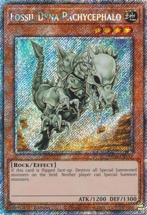 Fossil Dyna Pachycephalo (Platinum Secret Rare) — Quarter Century Bonanza