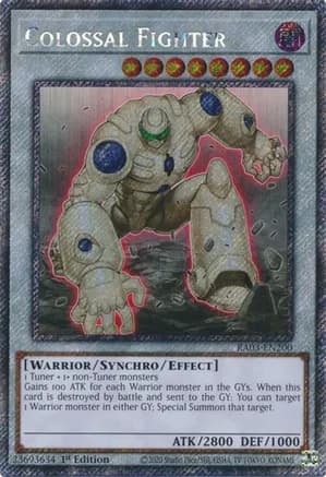 Colossal Fighter (Platinum Secret Rare) — Quarter Century Bonanza