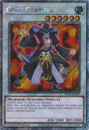 Goyo Guardian (Platinum Secret Rare) — Quarter Century Bonanza