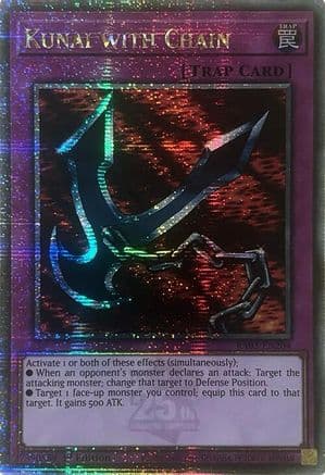 Kunai with Chain (Quarter Century Secret Rare) — Quarter Century Bonanza