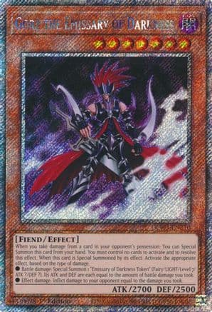 Gorz the Emissary of Darkness (Platinum Secret Rare) — Quarter Century Bonanza