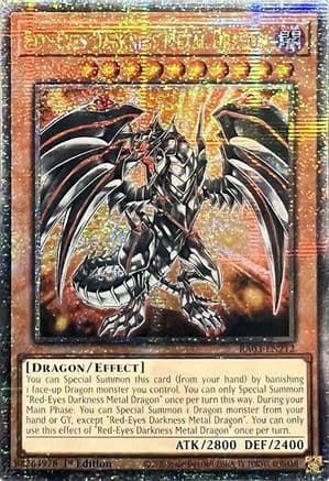 Red-Eyes Darkness Metal Dragon (Quarter Century Secret Rare) — Quarter Century Bonanza