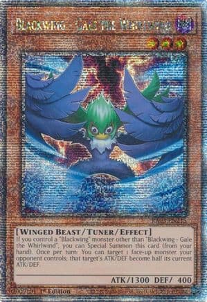 Blackwing - Gale the Whirlwind (Quarter Century Secret Rare) — Quarter Century Bonanza