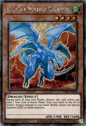 Koa'ki Meiru Drago (Platinum Secret Rare) — Quarter Century Bonanza