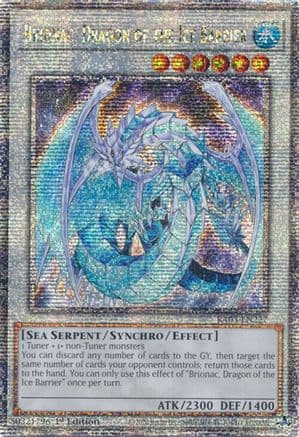 Brionac, Dragon of the Ice Barrier (Quarter Century Secret Rare) — Quarter Century Bonanza