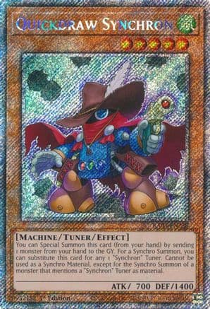Quickdraw Synchron (Platinum Secret Rare) — Quarter Century Bonanza