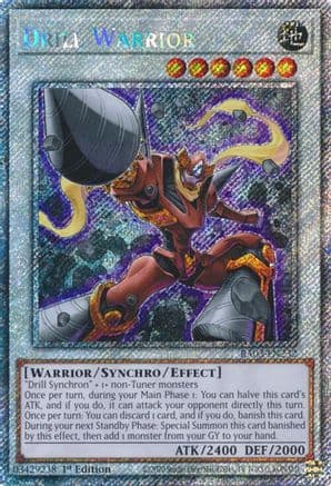 Drill Warrior (Platinum Secret Rare) — Quarter Century Bonanza