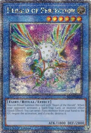 Herald of Perfection (Quarter Century Secret Rare) — Quarter Century Bonanza