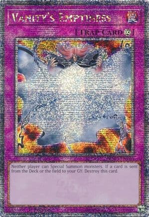Vanity's Emptiness (Quarter Century Secret Rare) — Quarter Century Bonanza