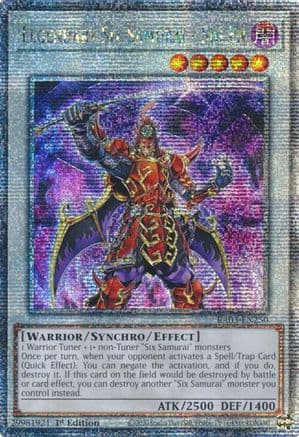 Legendary Six Samurai - Shi En (Quarter Century Secret Rare) — Quarter Century Bonanza