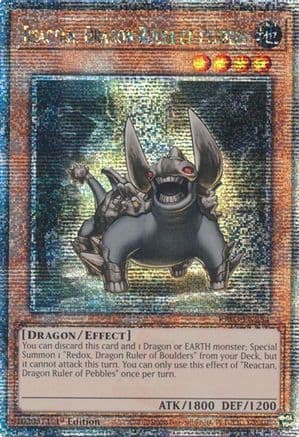 Reactan, Dragon Ruler of Pebbles (Quarter Century Secret Rare) — Quarter Century Bonanza