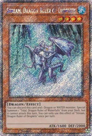Stream, Dragon Ruler of Droplets (Platinum Secret Rare) — Quarter Century Bonanza