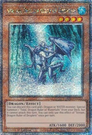 Stream, Dragon Ruler of Droplets (Quarter Century Secret Rare) — Quarter Century Bonanza