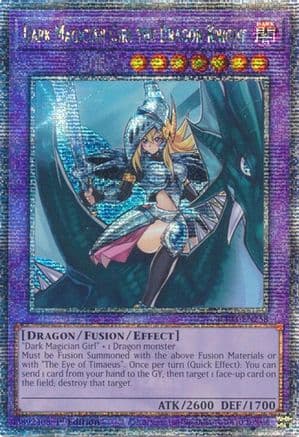 Dark Magician Girl the Dragon Knight (Quarter Century Secret Rare) — Quarter Century Bonanza