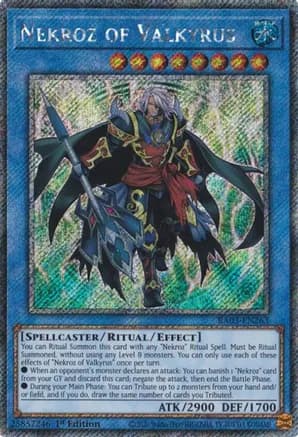 Nekroz of Valkyrus (Platinum Secret Rare) — Quarter Century Bonanza