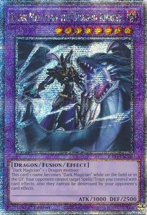 Dark Magician the Dragon Knight (Quarter Century Secret Rare) — Quarter Century Bonanza
