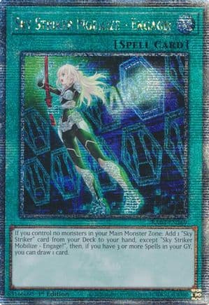 Sky Striker Mobilize - Engage! (Quarter Century Secret Rare) — Quarter Century Bonanza