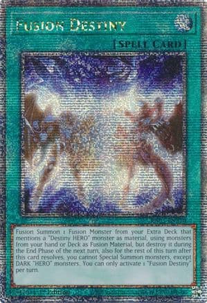 Fusion Destiny (Quarter Century Secret Rare) — Quarter Century Bonanza