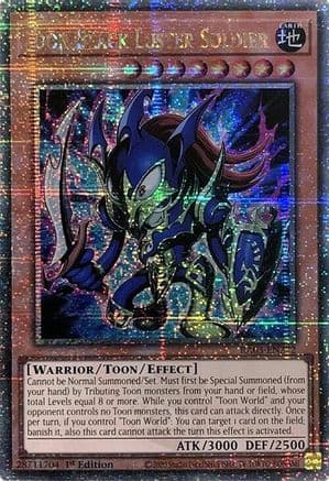 Toon Black Luster Soldier (Quarter Century Secret Rare) — Quarter Century Bonanza