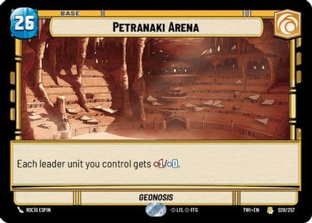 Petranaki Arena — Twilight of the Republic Star Wars: Unlimited card by Rocío Espin