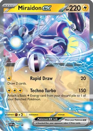 Miraidon ex - 143 — SV: Scarlet & Violet Promo Cards Pokémon TCG card by 5ban Graphics
