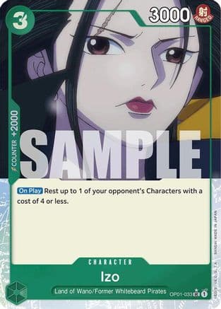 Izo (OP01-033) (Full Art) — Premium Booster -The Best-