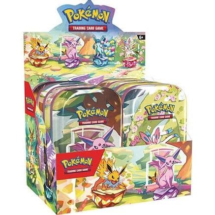 Prismatic Evolutions Mini Tin Display — SV: Prismatic Evolutions