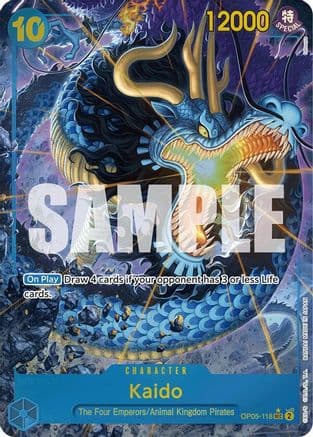 Kaido (OP05-118) (Alternate Art) — Premium Booster -The Best-