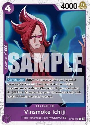 Vinsmoke Ichiji (OP06-060) (Jolly Roger Foil) — Premium Booster -The Best-