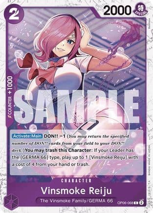 Vinsmoke Reiju (OP06-068) (Jolly Roger Foil) — Premium Booster -The Best-