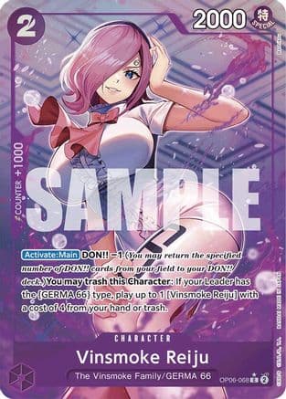 Vinsmoke Reiju (OP06-068) (Full Art) — Premium Booster -The Best-
